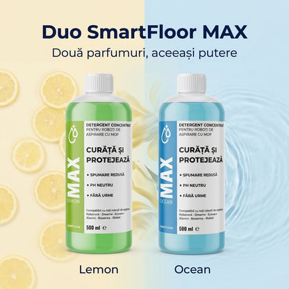 Pachet Duo SmartFloor MAX Lemon si Ocean 500ml