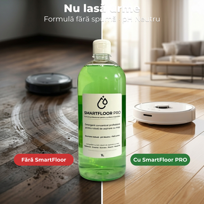 Detergent concentrat pentru robot aspirator cu mop - compatibil Roborock, Xiaomi, Dreame - SmartFloor PRO 1L